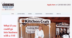 Desktop Screenshot of cookingshowhost.com