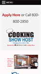 Mobile Screenshot of cookingshowhost.com